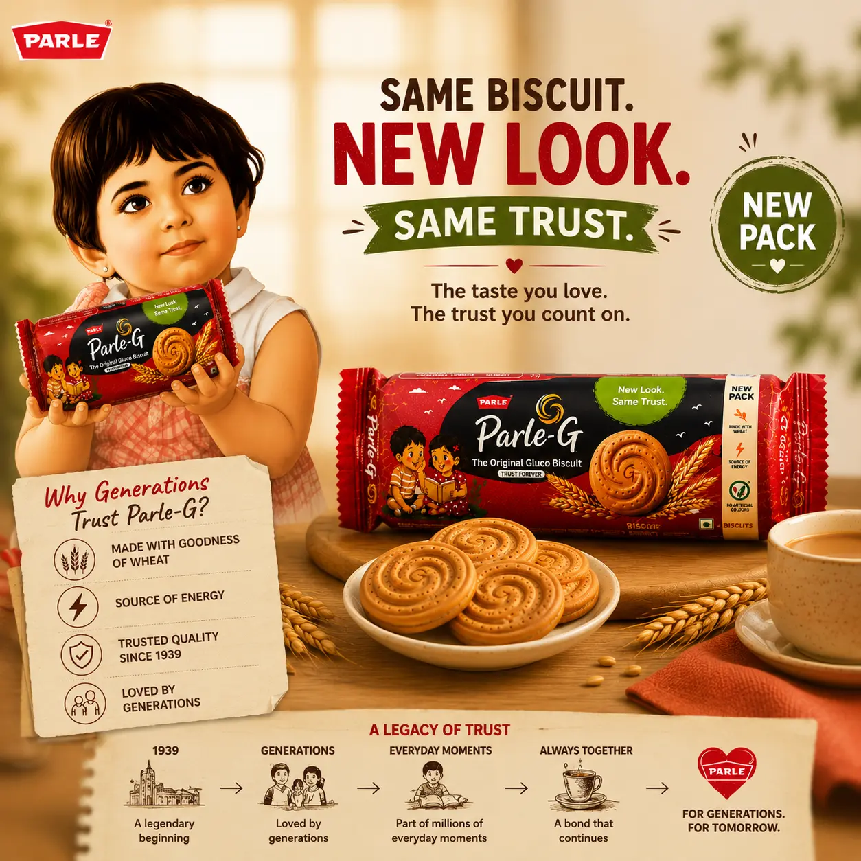 Parle g rebranded social media post