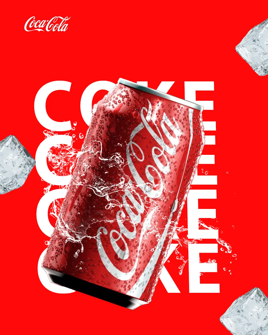 coca cola creative poster